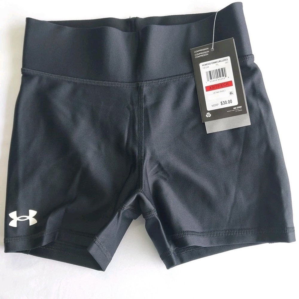 Under Armour Shorts Women's L Black 3" Team Shorty Compression Active size XS
